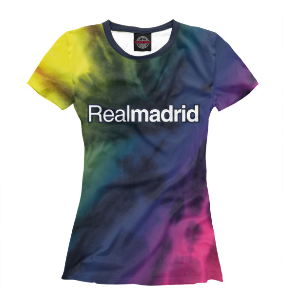 Футболка Реал Мадрид - Tie-Dye для девочек 