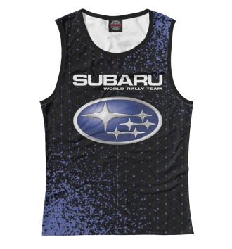 Женская Майка Subaru Racing | Арт