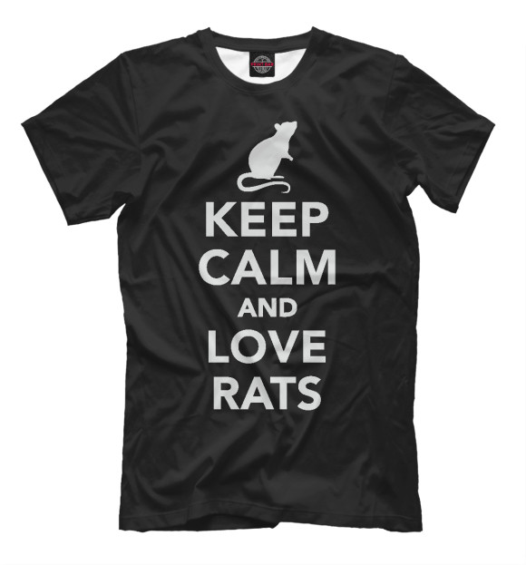 Мужская Футболка Love Rats