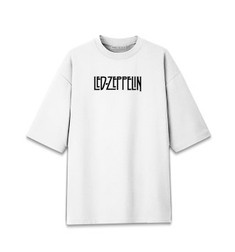 Хлопковая футболка оверсайз Led Zeppelin
