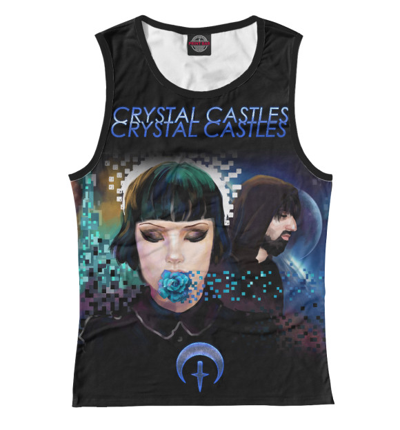 Майка Crystal Castles для девочек 