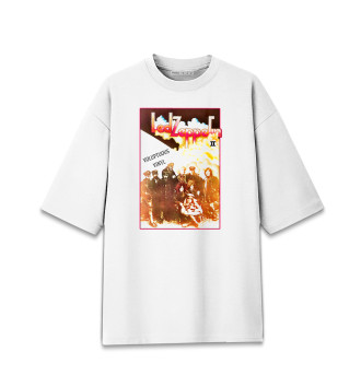 Женская Хлопковая футболка оверсайз Led Zeppelin II - Led Zeppelin