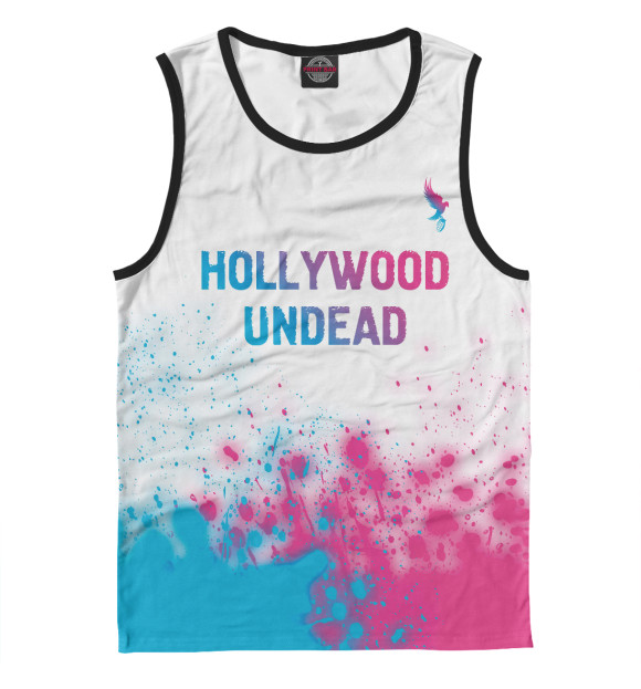 Майка Hollywood Undead Neon Gradient (брызги) для мальчиков 