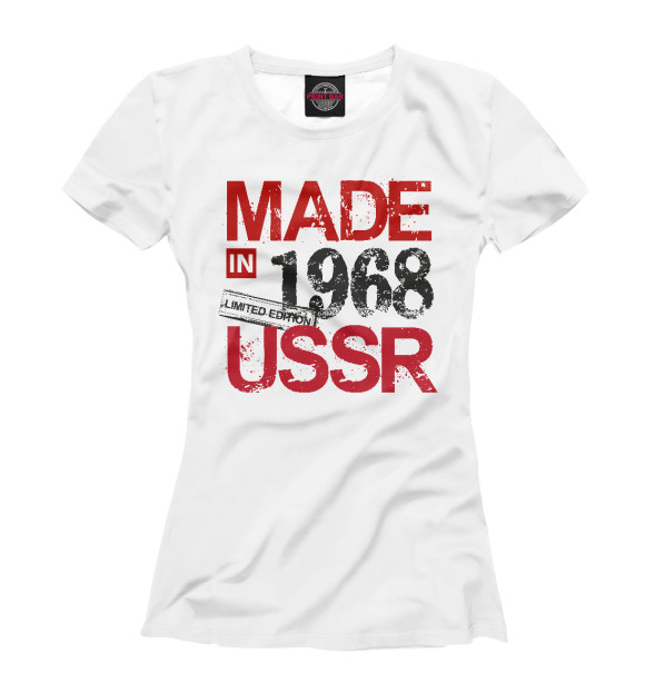 Футболка Made in USSR 1968 для девочек 
