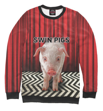 Свитшот для девочек Swin Pigs