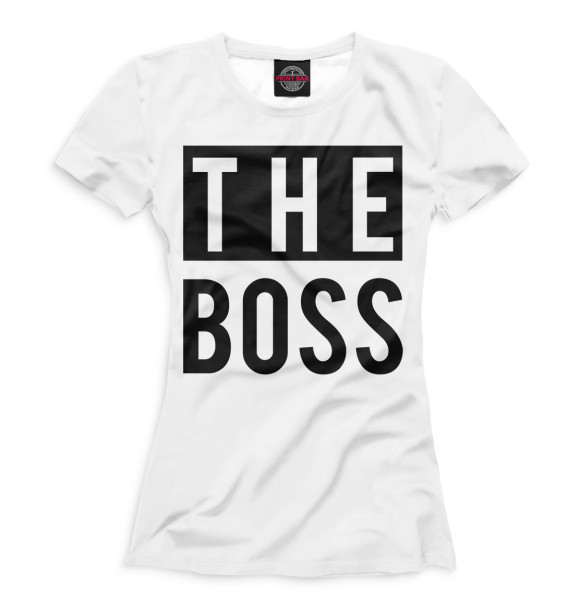 Женская Футболка The boss