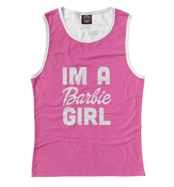 Майка IM A Barbie GIRL для девочек 