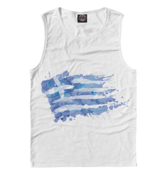 Майка Греческий флаг Splash