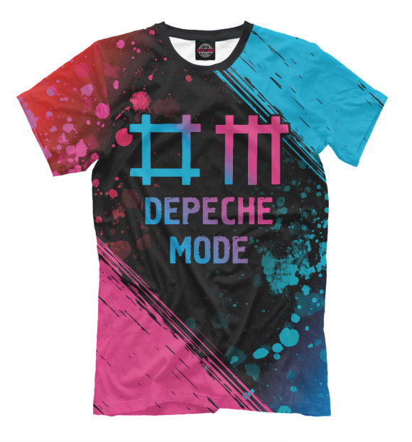 Футболка Depeche Mode Neon Gradient (colors) для мальчиков 