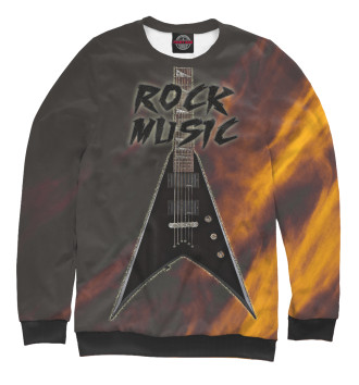 Свитшот для девочек Рок гитара/рок музыка