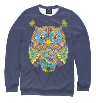 Свитшот Friendly Zentangle Owl