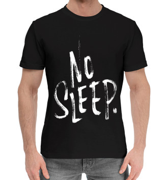 Мужская Хлопковая футболка No Sleep