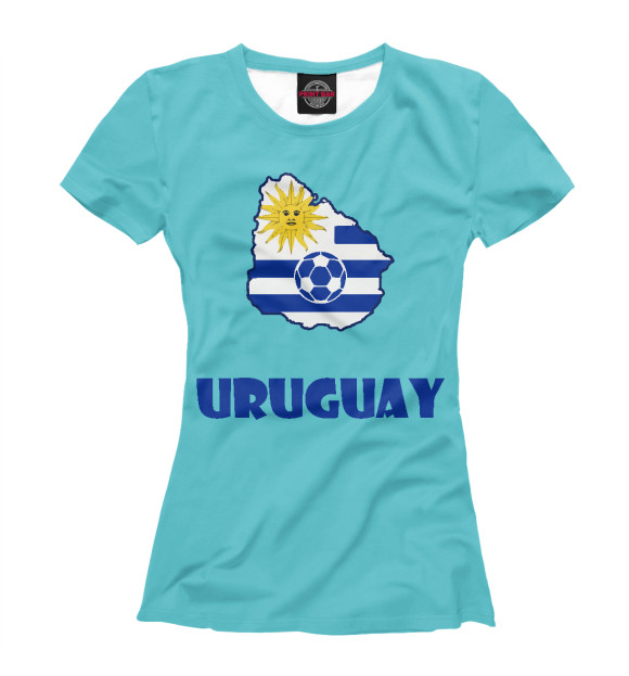 Футболка Уругвай для девочек 