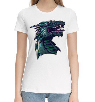 Хлопковая футболка Дракон