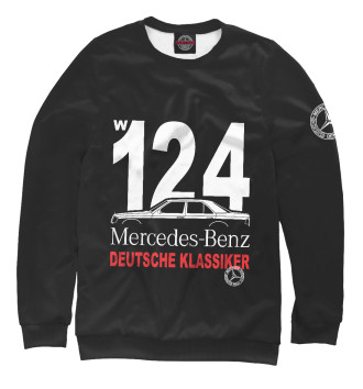 Свитшот для девочек Mercedes W124 немецкая классика