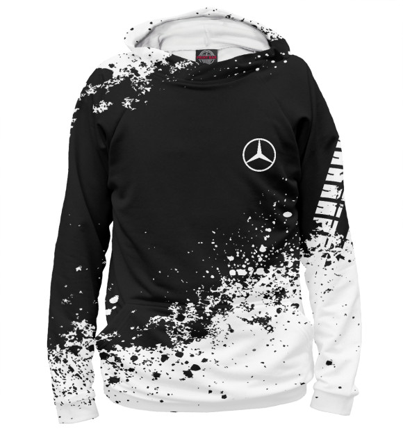 Худи Mercedes-Benz abstract sport uniform для девочек 