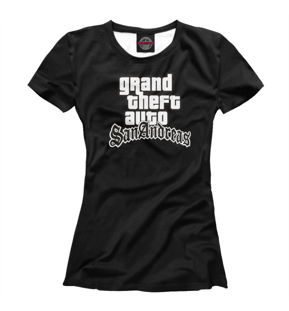 Футболка GTA San Andreas Logo для девочек 