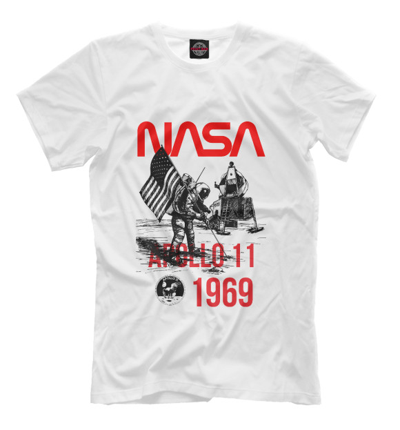 Футболка Nasa Apollo 11, 1969 для мальчиков 