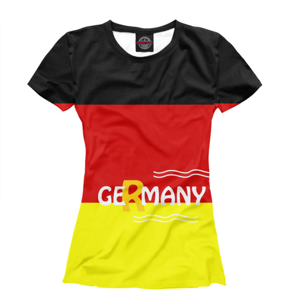 Футболка Германия для девочек 