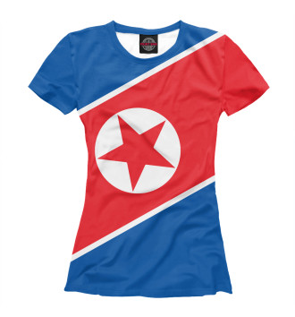 Футболка для девочек Северная Корея