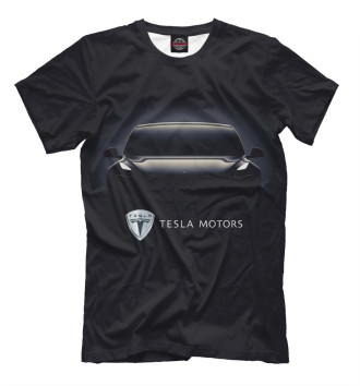 Мужская Футболка Tesla Model 3