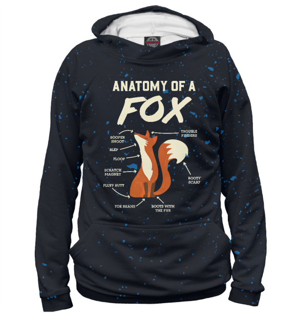 Худи Anatomy Of A Fox для мальчиков 