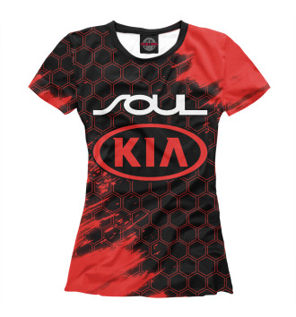 Женская Футболка Kia Soul | Краска