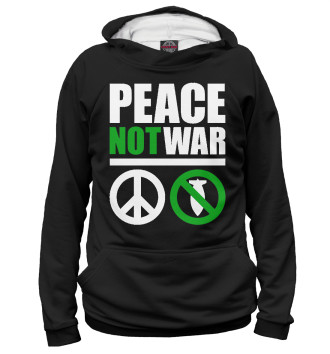 Худи Peace not war white