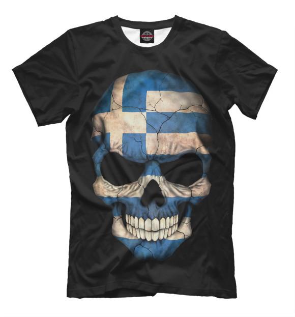 Футболка Череп - Греция для мальчиков 