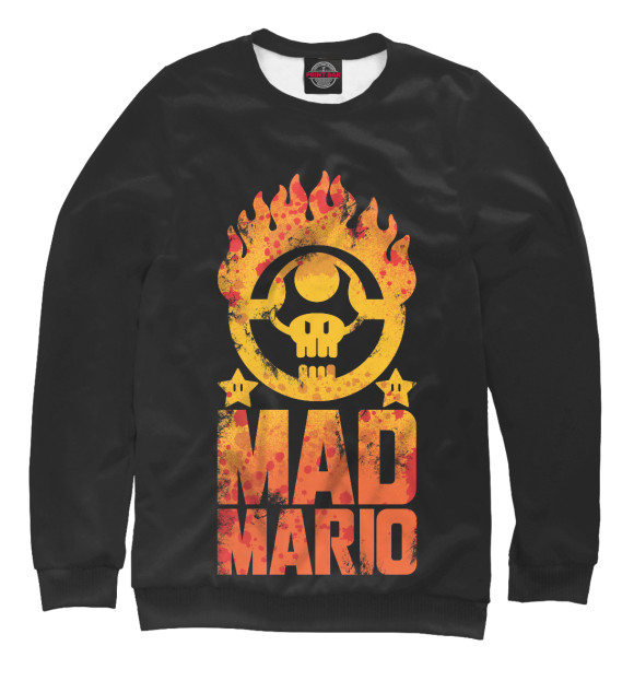 Свитшот Mad Mario для девочек 