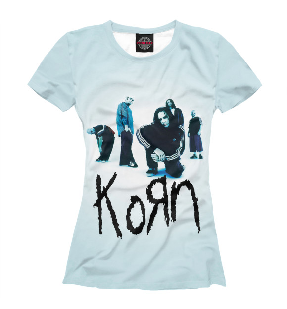 Футболка Группа Korn для девочек 