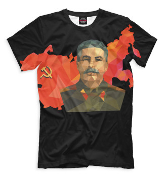 Мужская Футболка Сталин