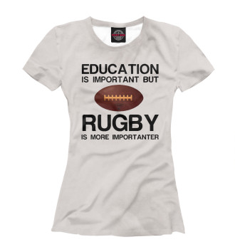Футболка Education and rugby