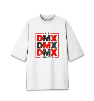 Женская Хлопковая футболка оверсайз RIP DMX