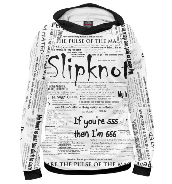 Худи Slipknot для мальчиков 