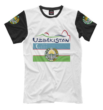 Мужская Футболка Узбекистан
