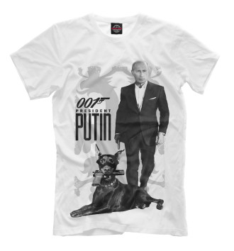 Мужская Футболка Президент Путин