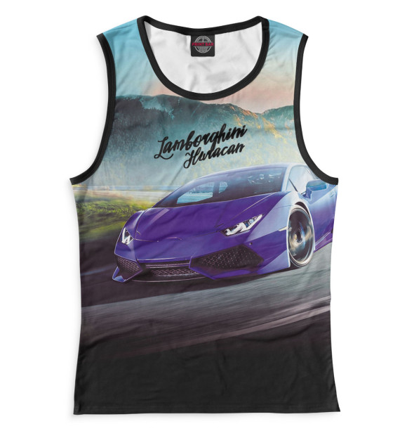 Майка Lamborghini Huracan для девочек 