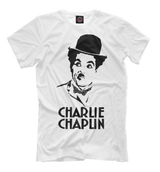 Мужская Футболка Чарли Чаплин