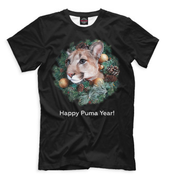 Футболка для мальчиков Happy Puma Year!
