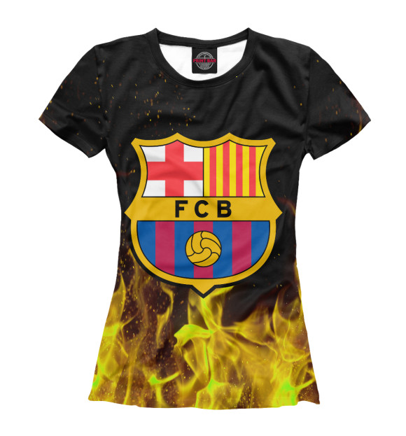 Футболка Барселона Fire для девочек 