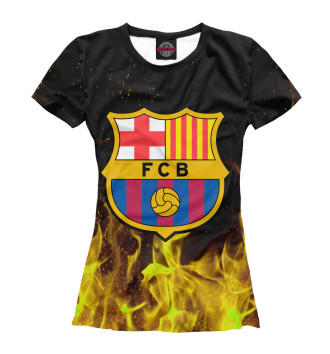 Футболка для девочек Барселона Fire