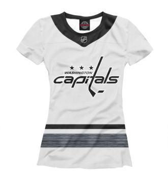 Футболка для девочек Washington Capitals Форма Бонусная 2019