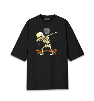 Хлопковая футболка оверсайз Halloween Dab