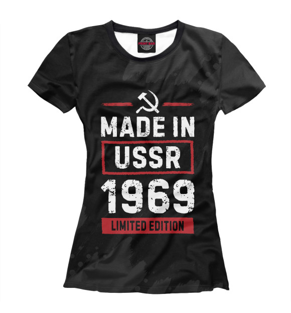 Футболка 1969 Limited Edition USSR для девочек 