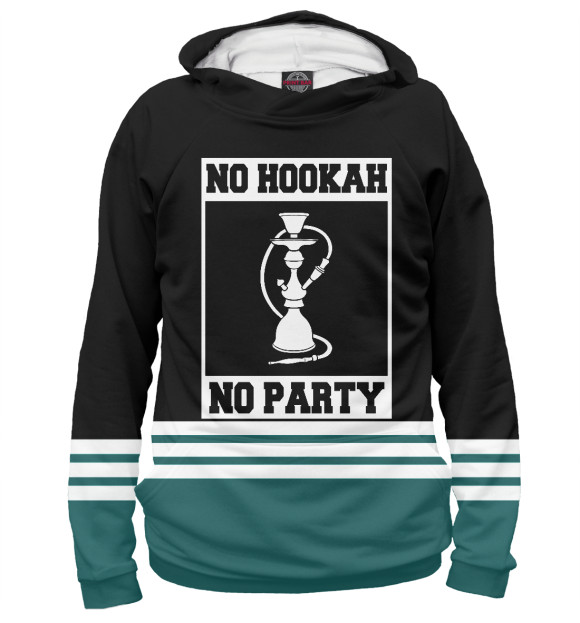 Худи No Hookah No Party для мальчиков 