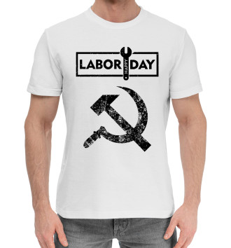 Хлопковая футболка День труда
