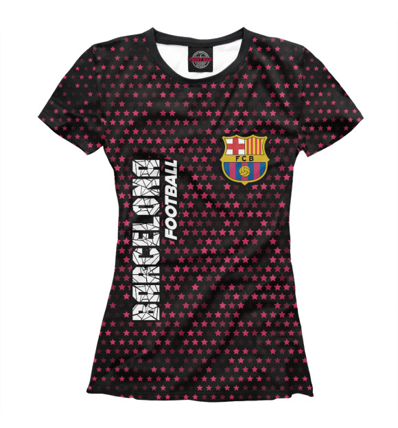 Футболка Барселона | Barcelona Football | Космос для девочек 