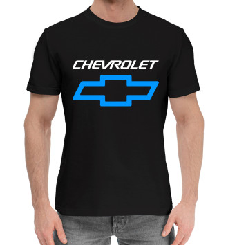 Мужская Хлопковая футболка Chevrolet