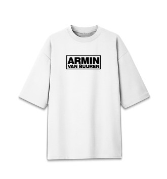 Мужская Хлопковая футболка оверсайз Armin van Buuren